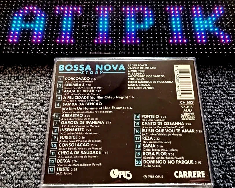 🎵 Historia de la Bossa Nova – El cd coleccionable brasileño de 1986, 40 años de historia! – photo 2